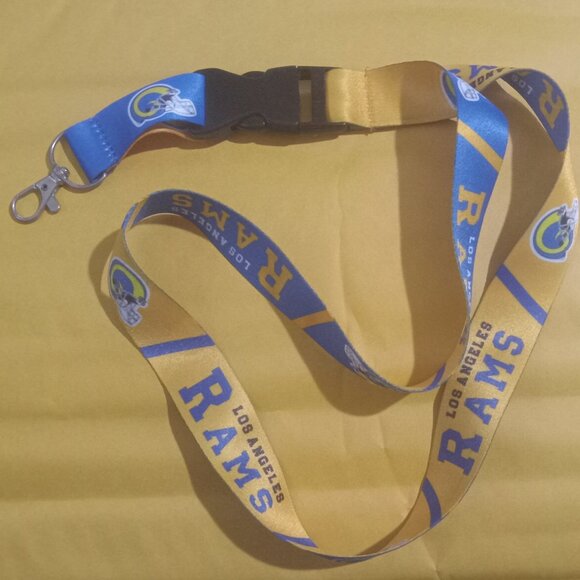 new Los Angeles Rams NFL Vintage St. Louis Logo Lanyard Retro Keychain - Picture 1 of 1